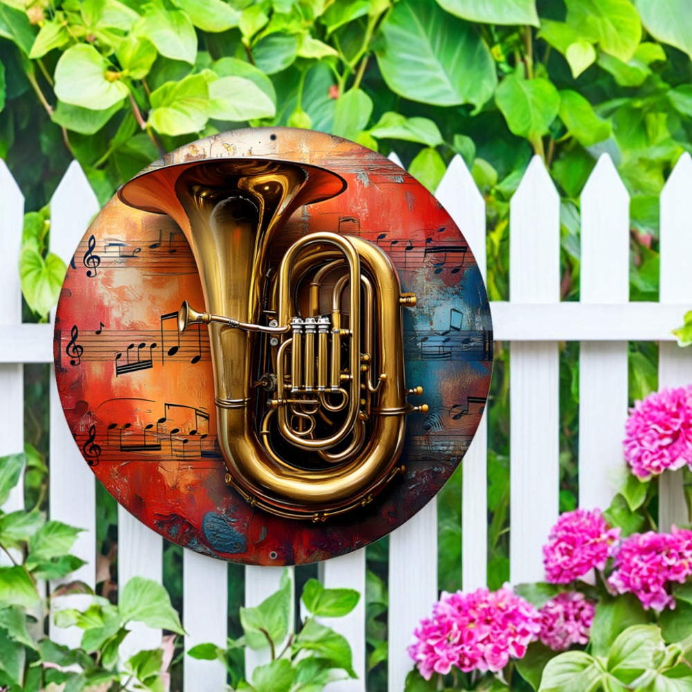 Tin Sign - Vintage Durable Met - Musical Instrument Sign 评论和价格