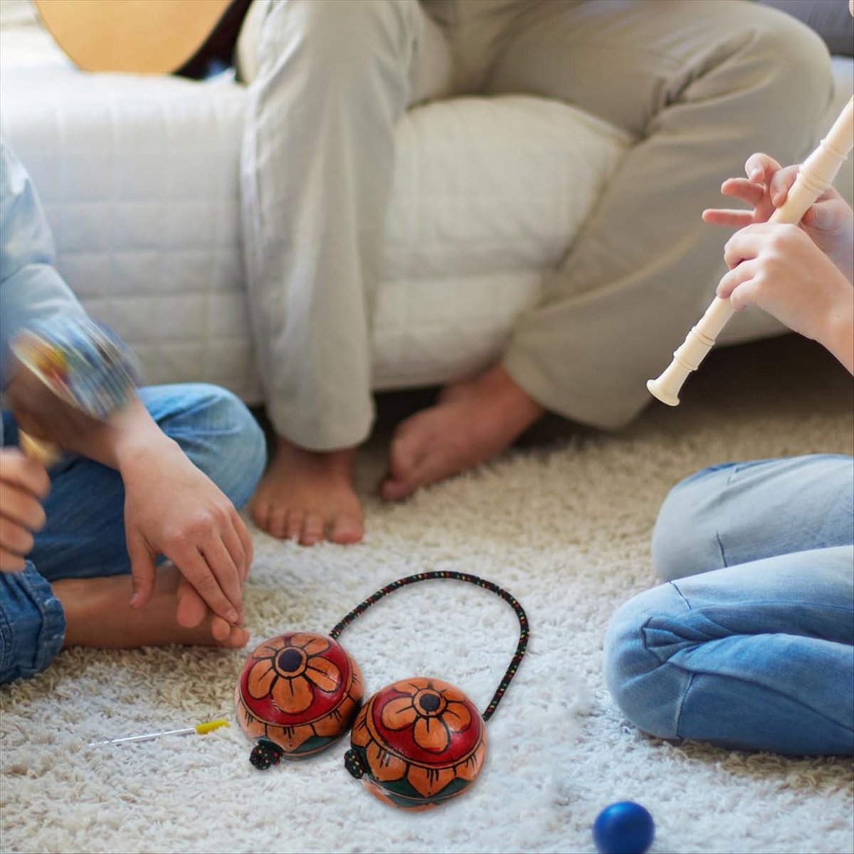 【HOT!TURE】Hand Drawn Maracas M - A Musical Instrument You Shake 评论和价格